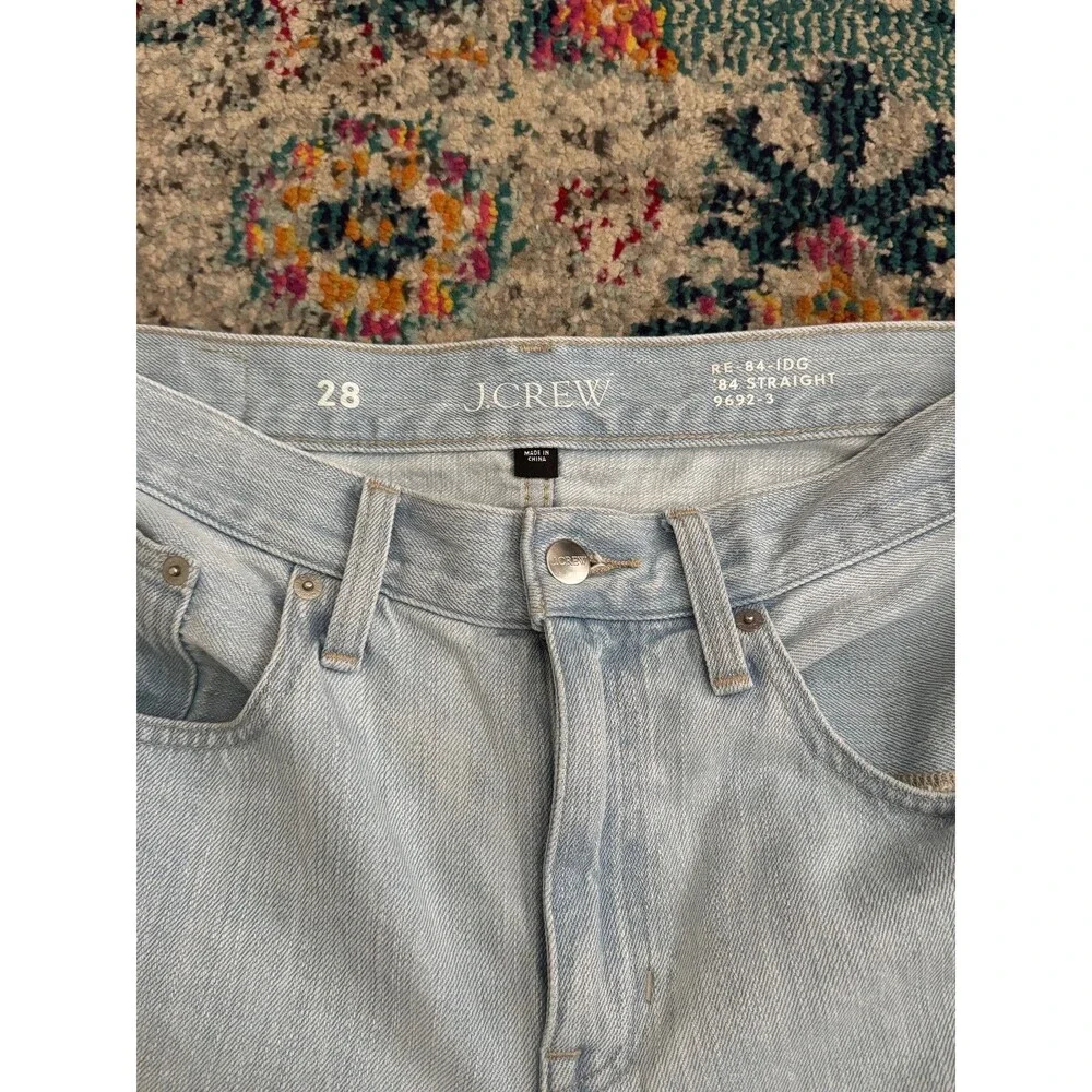 J.Crew Women's Mid-Rise Straight Jean '84 Straight Size 28 x 30